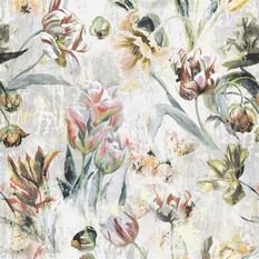 Tulipa Stellata Birch Fabric by Designers Guild 