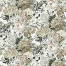 Fleurs D Artistes Chalk Fabric by Designers Guild 