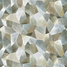 Geo Moderne Pewter Fabric by Designers Guild 
