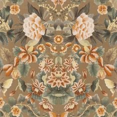 Ikebana Damask Gold Wallcovering by Designers Guild
