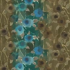 Jiyuka Peacock Fabric by Designers Guild 