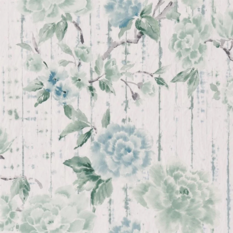 Kyoto Flower Eau de Nil Wallcovering by Designers Guild