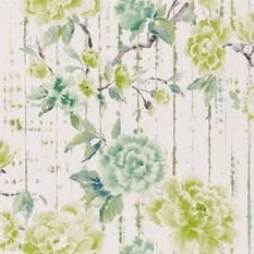 Kyoto Flower Emerald Wallcovering by Designers Guild