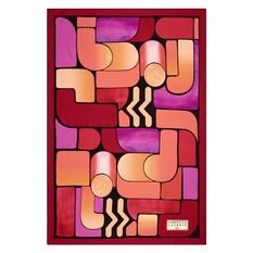 Lacroix Graphe Magenta Throw by Designers Guild/Christian Lacroix