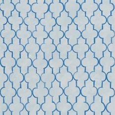 Pergola Trellis Cobalt Wallcovering by Designers Guild