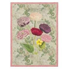 Poppy Study Violet Throw by Designers Guild/John Derian