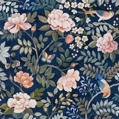 Porcelaine De Chine Midnight Wallcovering by Designers Guild