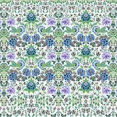 Rose De Damas Cobalt Wallcovering by Designers Guild