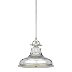 Elstead Lighting Quoizel Emery Medium Imperial Silver Pendant 