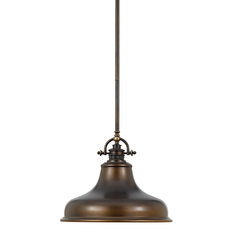 Elstead Lighting Quoizel Emery Medium Palladian Bronze Pendant 