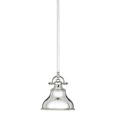 Elstead Lighting Quoizel Emery Mini Imperial Silver Pendant 