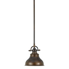 Elstead Lighting Quoizel Emery Mini Palladian Bronze Pendant 