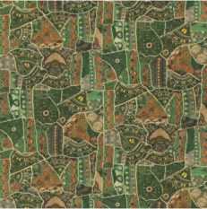 Front Row Jewel Green Fabric by GP & J Baker X Kit Kemp