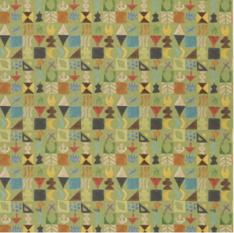 Potato Print Green Fabric by GP & J Baker X Kit Kemp