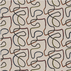 Ring Road Jewel Fabric by GP & J Baker X Kit Kemp