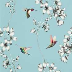 Amazilia Sky Wallcovering by Harlequin