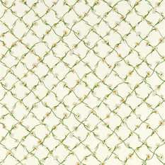 Daisy Trellis Emerald/Pearl Wallcovering by Harlequin X Sophie Robinson