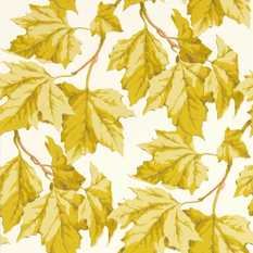 Dappled Leaf Citrine Wallcovering by Harlequin X Sophie Robinson