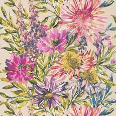 Floreale Tangerine/Fuchsia Wallcovering by Harlequin