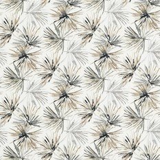 Aucuba Steel/Jet Fabric by Harlequin 
