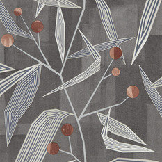 Entity Bitter Chocolate Wallcovering by Harlequin 