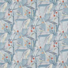 Entity Brick/Denim Fabric by Harlequin 