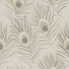 Orlena Putty/Silver Wallcovering by Harlequin 