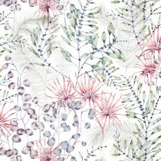 Postelia Berry/Heather Fabric by Harlequin 
