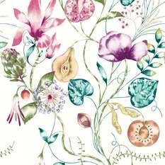 Quintessence Lagoon/Cerise Wallcovering by Harlequin 