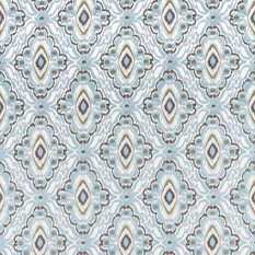 Ixora Sky/Seaglass/Sketched Fabric by Harlequin