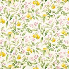 Marie Fig leaf/Honey/Blossom Fabric by Harlequin