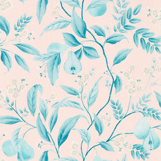 Marie Rose/ Lagoon Wallcovering by Harlequin