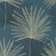 Mitende Ink/Platinum Wallcovering by Harlequin