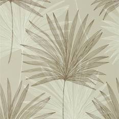 Mitende Pebble/Chalk Wallcovering by Harlequin