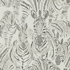 Nirmala Chalk/Ebony Wallcovering by Harlequin
