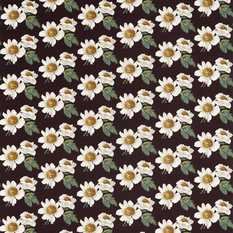 Paeonia Black Earth/Fig Leaf/Nectar Fabric by Harlequin