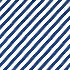 Paper Straw Stripe Lapis Fabric by Harlequin X Sophie Robinson