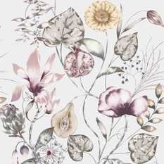Quintessence Ochre / Olive / Heather Wallcovering by Harlequin