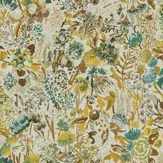 Sanguine Succulent/Seaglass/Nectar/Sail Cloth Wallcovering by Harlequin
