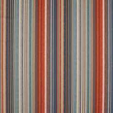 Spectro Stripe Teal/Sedonia/Rust Fabric by Harlequin