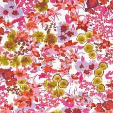 Wildflower Meadow Carnelian/Spinel/Pearl Wallcovering by Harlequin X Sophie Robinson