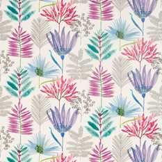 Yasuni Cerise/Lagoon Fabric by Harlequin