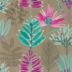 Yasuni Lagoon/Cerise Wallcovering by Harlequin