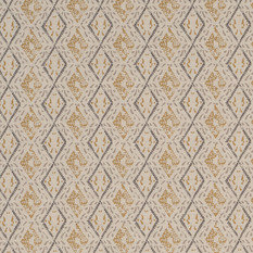 Dacca Grey/Gold Fabric by James Hare 