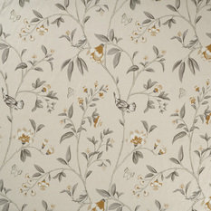 Hidcote Natural/Gold Fabric by James Hare 