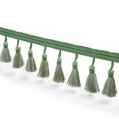 Howdah Fringe Green by James Hare 