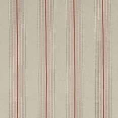 Ceylon Stripe Natural/Dusky Rose Fabric by James Hare