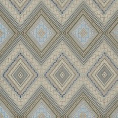 Fuji Natural/Indigo Fabric by James Hare