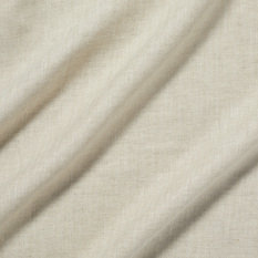 Linen Herringbone Natural Fabric by James Hare 