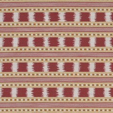 Paxton Red/Gold Fabric by James Hare 
